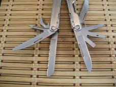 LEATHERMAN REBAR SILVER MULTI-TOOL PORTLAND OR. NICE CONDITION WITH LEATHERMAN VELCRO NYLON SHEATH