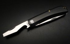 Great Eastern Cutlery #71 Sudbuster Black Linen Micarta GEC 715222