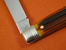 Great Eastern Cutlery Antique Yellow Spring Field Bone Congress Whip Knife 130124