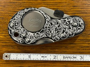 Junglee Kashmir Cigar Knife with Pocket Clip