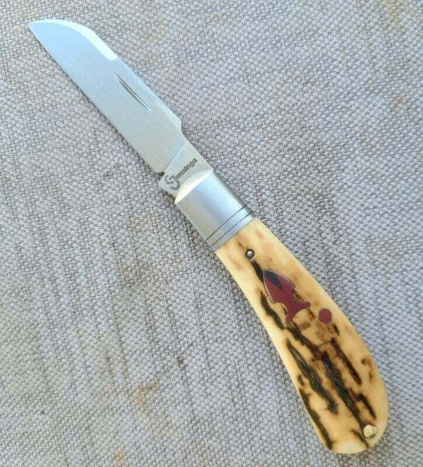 Jennings Raptor..Mammoth Ivory and Cpm154..Ringed bolsters..arrowhead shield..coa & box. 3.5" Jennings Raptor..Mammoth Ivory and Cpm154..Ringed bolsters..arrowhead shield..coa & box. 3.5"