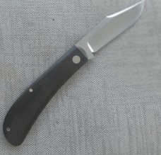 Thys Meades Lanny Clip...Burgundy Micarta hi sheen...N690...4" closed...hi polish steel..coa/box.