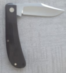Thys Meades Lanny Clip...Burgundy Micarta hi sheen...N690...4" closed...hi polish steel..coa/box.