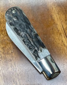 A. Wright & Son, Traditional Barlow pocket knife with Wharncliffe blade and Stag Handles
