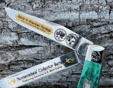CASE XX ** SALUTE TO AMERICAN HERITAGE JADE TRAPPER SET