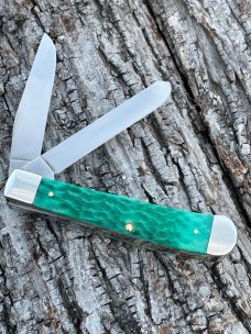 CASE XX ** SALUTE TO AMERICAN HERITAGE JADE TRAPPER SET
