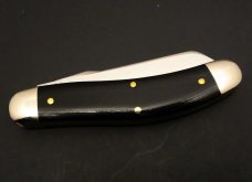 Great Eastern Cutlery PPP #88 Ace of Spades Black Linen Micarta GEC 888222