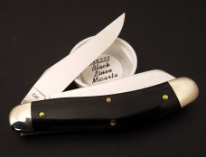 Great Eastern Cutlery PPP #88 Ace of Spades Black Linen Micarta GEC 888222