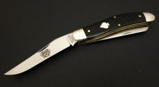 Great Eastern Cutlery PPP #88 Ace of Spades Black Linen Micarta GEC 888222