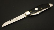 Great Eastern Cutlery PPP #88 Ace of Spades Black Linen Micarta GEC 888222
