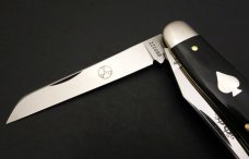Great Eastern Cutlery PPP #88 Ace of Spades Black Linen Micarta GEC 888222