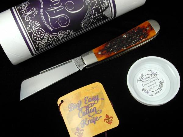 Titusville Cutlery 2024 Catalina Wine Mixer Bone Big Easy Cotton Knife Rare 1 of 60 COA USA Made Titusville Cutlery 2024 Catalina Wine Mixer Bone Big Easy Cotton Knife Rare 1 of 60 COA USA Made