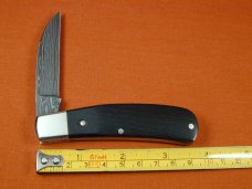 Tuna Valley Cutlery Gabon Ebony Damascus Phoenix Jack Knife Super Rare 1 of 70 COA USA Made   