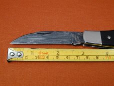 Tuna Valley Cutlery Gabon Ebony Damascus Phoenix Jack Knife Super Rare 1 of 70 COA USA Made   