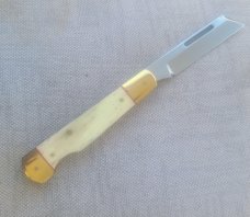 K'roo Giraffe Bone EO Sheepsfoot Jack.3.75..slip..coa...rwl34..filework..liners..spacers...brass 