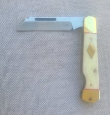 K'roo Giraffe Bone EO Sheepsfoot Jack.3.75..slip..coa...rwl34..filework..liners..spacers...brass 