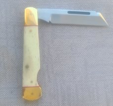 K'roo Giraffe Bone EO Sheepsfoot Jack.3.75..slip..coa...rwl34..filework..liners..spacers...brass 
