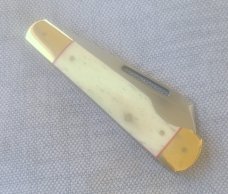 K'roo Giraffe Bone EO Sheepsfoot Jack.3.75..slip..coa...rwl34..filework..liners..spacers...brass 