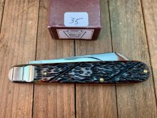 Schatt and Morgan Keystone Series 18 English Jack Brown Worm Grove Bone 2008