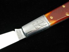 Great Eastern Cutlery GEC Goldenrod Sawcut Bone Barlow Knife 141122 USA Made  