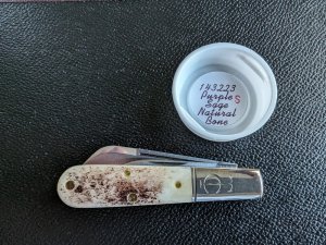 Great Eastern Cutlery 14 Purple Sage Natural Bone Barlow - LNIT