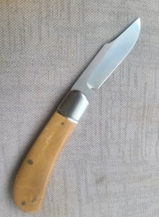 Bobby Toole Mammoth Ivory Lanny..Cpm154..4" closed..coa and pouch..fluted and doved bolsters 