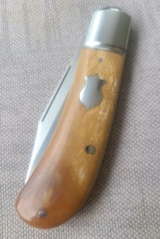 Bobby Toole Mammoth Ivory Lanny..Cpm154..4" closed..coa and pouch..fluted and doved bolsters 