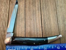 Schatt and Morgan Medium Toothpick Buffalo with MOP Shield Inlay ATS-34 2002
