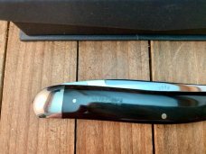 Schatt and Morgan Medium Toothpick Buffalo with MOP Shield Inlay ATS-34 2002