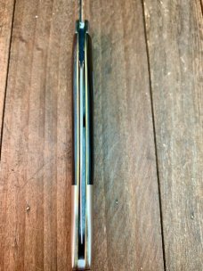 Schatt and Morgan Medium Toothpick Buffalo with MOP Shield Inlay ATS-34 2002