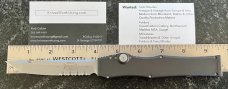 Microtech Halo 3, Tanto Bead Blast Blade, Tritium Button, Unused 