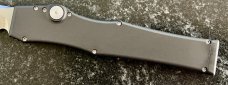 Microtech Halo 3, Tanto Bead Blast Blade, Tritium Button, Unused 