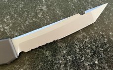 Microtech Halo 3, Tanto Bead Blast Blade, Tritium Button, Unused 