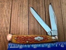 Schatt and Morgan Premier Series Mini Trapper Golden Root Jigged Bone 1 of 400 2002