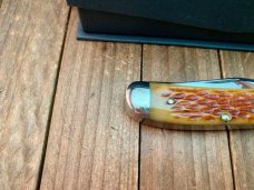 Schatt and Morgan Premier Series Mini Trapper Golden Root Jigged Bone 1 of 400 2002