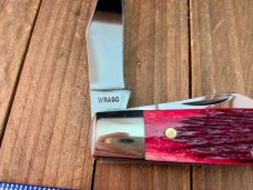 Ka-Bar by Queen Stockman Pin Feather or Italian Jigged Bone 1990