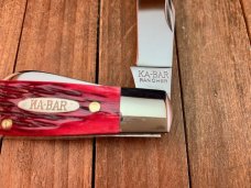 Ka-Bar by Queen Stockman Pin Feather or Italian Jigged Bone 1990