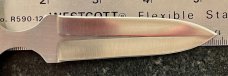 Vintage Taylor Cutlery 5th Ace Push Dagger Knife, Japan, Original Box & Sheath, Unused 