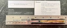Vintage Bonanza Colt Swing Lock Knife, Barry Wood Design, Italy, Original Box & Sheath, Unused 