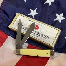 Case xx (3207 CV) Trapper w/ Yellow Synthetic Handles -NOS in orig box