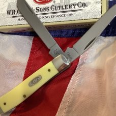 Case xx (3207 CV) Trapper w/ Yellow Synthetic Handles -NOS in orig box