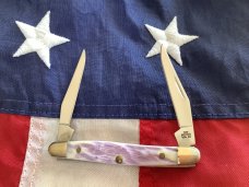 Case xx 2018 Small Muskrat Knife w/ Nice Violet/Purple Handles -NOS