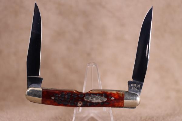 CASE XX 1971 MUSKRAT CARBON RED BONE CASE XX 1971 MUSKRAT CARBON RED BONE