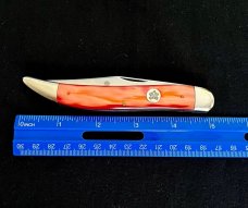 Queen Steel Red Ice Toothpick Jack Knife RI3 Made In USA 