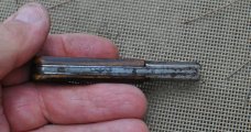 Russell Saw Cut Delrin 3 1/4" Closed Not Used Just Abused Tight Loud Snap No USA