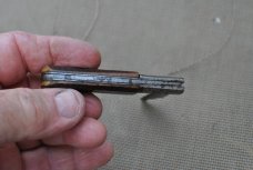 Russell Saw Cut Delrin 3 1/4" Closed Not Used Just Abused Tight Loud Snap No USA
