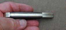Parker Edwards Jacksonville AL USA Made 4 1/4" Closed Never Used Wood Handles Nickel Blade Etch