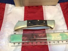 1980 Case xx Mako Shark Folding Hunter w/ Pretty Wood Handles (P158 LSSP) +Orig Sheath & Box -NOS