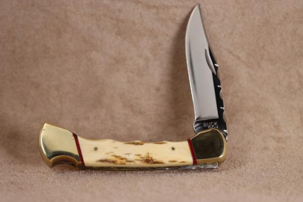 BUCK 110 2006 MAMMOTH IVORY WITH FACTORY FILE WORK