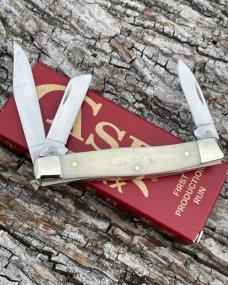 CASE XX ** FIRST PRODUCTION RUN 2024 NATURAL SMOOTH BONE MEDIUM STOCKMAN